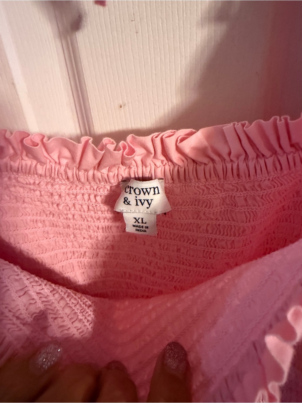 crown & ivy Pink Multi-Color Tiered Maxi Dress - Picture 3 of 3
